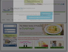 Tablet Screenshot of dysphagia-diet.com